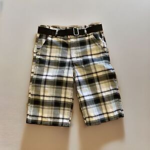Southpole‎ Mens Shorts Y2K Hip Hop Streetwear Baggy Casual Plaid Sz 20 With Belt